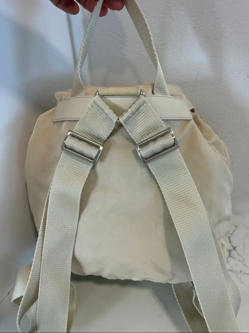 Prada Beige Backpack
